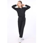 Toontoy Kız Çocuk Eşofman Takım Siyah 12-13 YAŞ