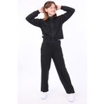 Toontoy Kız Çocuk Eşofman Takım Siyah 8-9 YAŞ