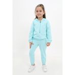 Toontoy Kız Çocuk Eşofman Takım Su Yeşili 4 YAŞ