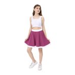 Toontoy Kız Çocuk Etek Mürdüm 6-7 YAŞ