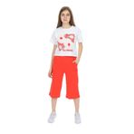 Toontoy Kız Çocuk Flw Paradıse Yazı Baskılı Kaprili Takım Ekru 6-7 YAŞ
