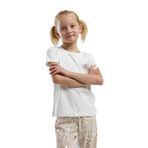 Toontoy Kız Çocuk Göğsü Baskılı Pijama Takım Bej 7-8 YAŞ