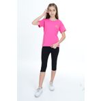 Toontoy Kız Çocuk Göğsü Çiçek Yazı Baskılı Taytlı Takım Orkide 13-14 YAŞ