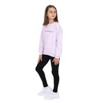 Toontoy Kız Çocuk Good Thıngs Baskılı Taytlı Takım Lila 12-13 YAŞ