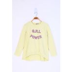 Toontoy Kız Çocuk Grl Power Baskılı Tişört