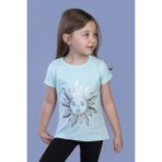 Toontoy Kız Çocuk Güneş Varaklı T-Shirt - 6 Yaş - Mint