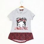Toontoy Kız Çocuk Haırstyle Pul Palet Elbise