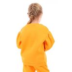 Toontoy Kız Çocuk Happy Chıld Baskılı Sweatshirt Oranj 6 YAŞ