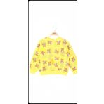 Toontoy Kız Çocuk Harf Baskılı Sweatshirt Koyu Sarı 14 YAŞ
