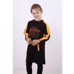 Toontoy Kız Çocuk Honey Baskılı Elbise