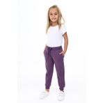 Toontoy Kız Çocuk İki Yanı Cepli Eşofman Alt Mor 5 YAŞ