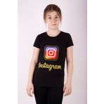 Toontoy Kız Çocuk Insagram Baskılı Tişört