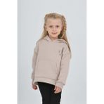 Toontoy Kız Çocuk Kalp Baskılı Sweatshırt - Bej - 2 Yaş