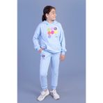 Toontoy Kız Çocuk Kanguru Cepli Kapüşonlu Eşofman Takımı