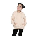 Toontoy Kız Çocuk Kanguru Cepli Sweatshirt Bej 8 YAŞ