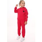 Toontoy Kız Çocuk Kapüşonlu Chıc Nakışlı Eşofman Takım