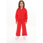 Toontoy Kız Çocuk Kapüşonlu Eşofman Takım - 4 Yaş - Bej
