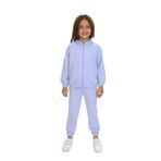 Toontoy Kız Çocuk Kapüşonlu Eşofman Takım Mavi 3 YAŞ
