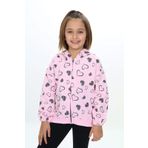 Toontoy Kız Çocuk Kapüşonlu Hırka Pembe 5 YAŞ