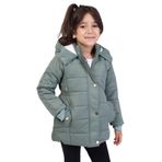 TOONTOY Kız Çocuk Kapüşonlu Mont 2 Yaş, 2 YAŞ, 22500, Yeşil, Kız Çocuklar