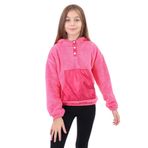 TOONTOY Kız Çocuk Kapüşonlu Sweatshirt, 8-9 Yaş, 22628, Pembe, kız-çocuk