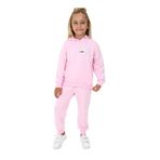Toontoy Kız Çocuk Kapüşonlu Yazı Armalı Eşofman Takım Açık Pembe 3 YAŞ