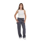 TOONTOY Kız Çocuk Kargo Cep Detaylı Eşofman Alt, Füme, 12-13 Yaş