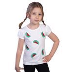 TOONTOY Kız Çocuk Karpuz Nakışlı Tişört 3 Yaş, 3 Yaş, 10907-, Ekru, Kız Çocuklar