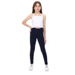 Toontoy Kız Çocuk Karyoka Dikişli Tayt Lacivert 10-11 YAŞ