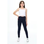 Toontoy Kız Çocuk Karyoka Dikişli Tayt Lacivert 13-14 YAŞ