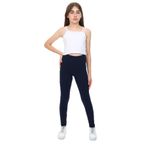 Toontoy Kız Çocuk Karyoka Dikişli Tayt Lacivert 8-9 YAŞ