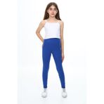 Toontoy Kız Çocuk Karyoka Dikişli Tayt Saks 13-14 YAŞ