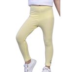 Toontoy Kız Çocuk Kedi Nakışlı Tayt Sarı 3 YAŞ