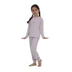 TOONTOY Kız Çocuk Kelebek Baskılı Pijama Takım Açık Lila 6 Yaş, 6 Yaş, 24894, Açık Lila, kız-çocuk