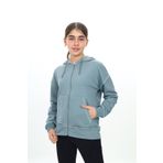 Toontoy Kız Çocuk Kirli Dikişli Kapüşonlu Hırka Mavi 10-11 YAŞ
