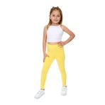 Toontoy Kız Çocuk Kirpi Baskılı Tayt Koyu Sarı 6 YAŞ