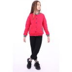 Toontoy Kız Çocuk Kolej Eşofman Takım Fuşya 12 YAŞ