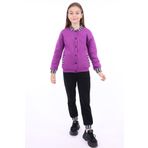Toontoy Kız Çocuk Kolej Eşofman Takım Mor 12 YAŞ