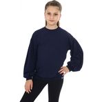 Toontoy Kız Çocuk Kolları Balon Okul Sweatshirt