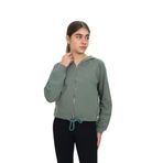 Toontoy Kız Çocuk Komple Kalp Baskılı Kapüşonlu Hırka Yeşil 6-7 YAŞ