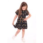 Toontoy Kız Çocuk Komple Princess Desenli Elbise