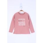 Toontoy Kız Çocuk Leopard Style Baskılı Tişört