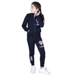 Toontoy Kız Çocuk Likee Baskılı Takım Lacivert 6-7 YAŞ