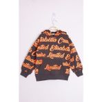 Toontoy Kız Çocuk Limited Baskılı Sweatshirt - 10 Yaş - Antrasit Melanj