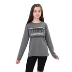 TOONTOY Kız Çocuk Milan Baskılı Sweatshirt Antrasit Melanj, 14 Yaş, 16014-, Antrasit Melanj, kız-çocuk