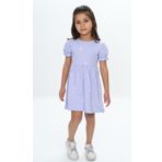 Toontoy Kız Çocuk Mini Fiyonk Baskılı Elbise Mavi 2 YAŞ