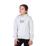 Toontoy Kız Çocuk Nakış Detaylı İçi Pamuklu Sweatshirt Gri 6-7 YAŞ