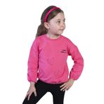 Toontoy Kız Çocuk Nakışlı Büzgü Detaylı Sweatshirt Fuşya 3 YAŞ