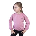 Toontoy Kız Çocuk Nakışlı Büzgü Detaylı Sweatshirt Gül Kurusu 4 YAŞ