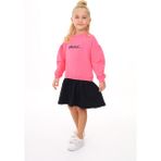 Toontoy Kız Çocuk Nakışlı Elbise - 4 Yaş - Fuşya